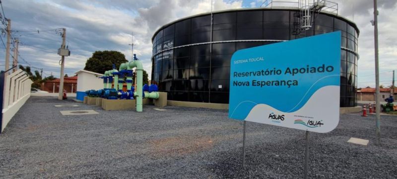 Prefeito Emanuel Pinheiro inaugura reservatório de água tratada nesta sexta-feira (28)