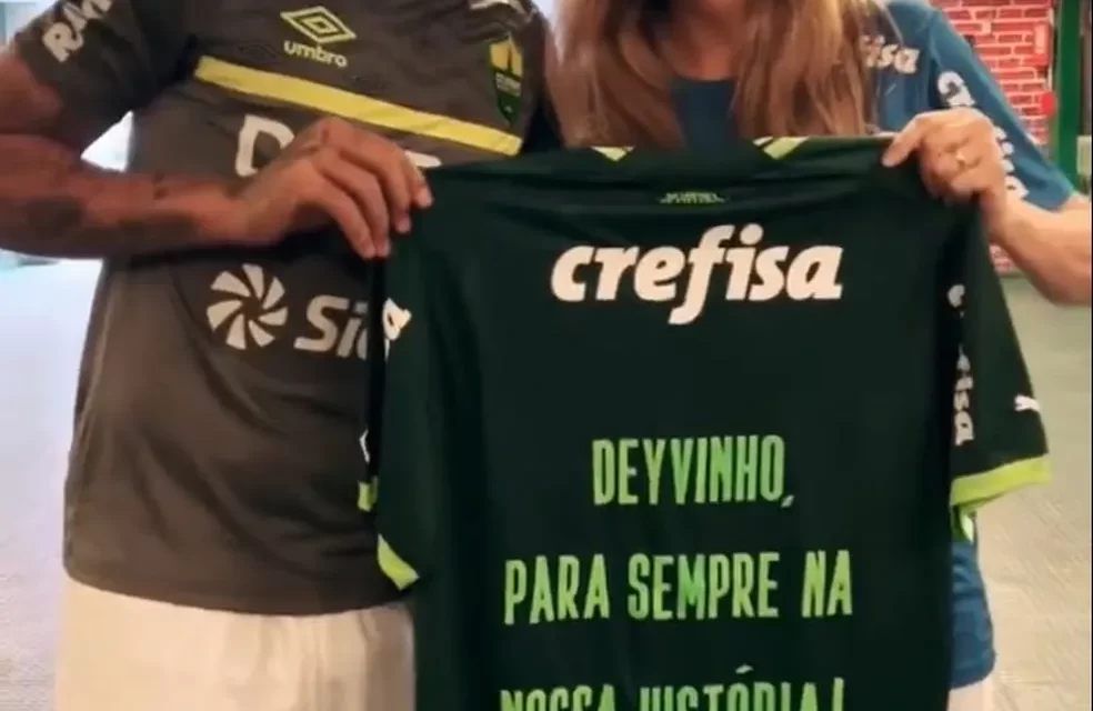 Palmeiras homenageia Deyverson antes de jogo contra o Cuiabá: “Para sempre na nossa história”