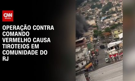 Operação contra Comando Vermelho causa tiroteios em comunidade do RJ