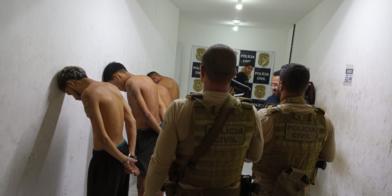 Polícia Civil prende suspeitos e intensifica ofensiva contra facções criminosas
